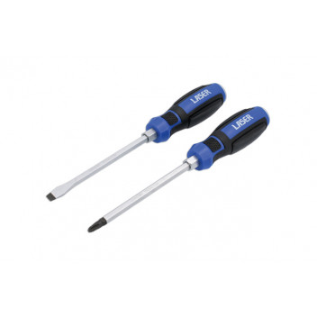 LASER Pound Thru Screwdriver Set 2pc