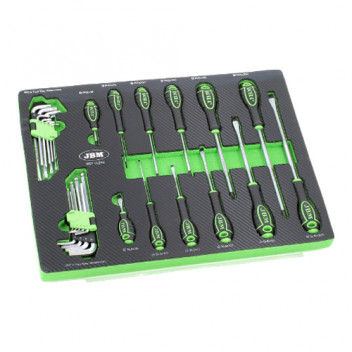 SCREWDRIVER AND L" KEY SET TRAY"