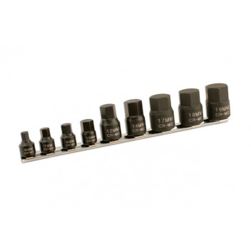 LASER Hex Bit Set (Metric) - Low Profile 9pc
