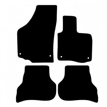 Carpet Mat Set VW GOLF PLUS -07 (OVAL CLIPS)