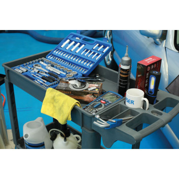 LASER Workshop Utility Cart, Twin Level