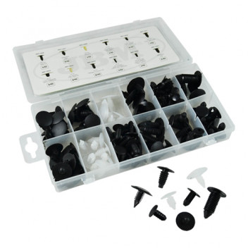 Universal Plastic Clips Set 128Pcs