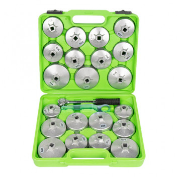 Set Of 23 Aluminium Oil Filter Cup Wrenches