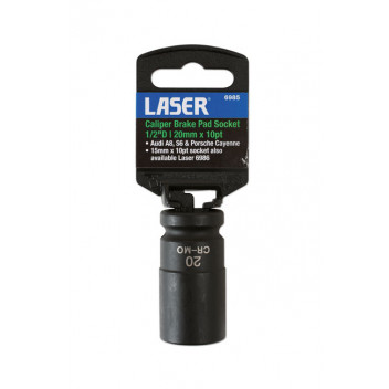 LASER Caliper Brake Pad Socket 20mm x 10pt