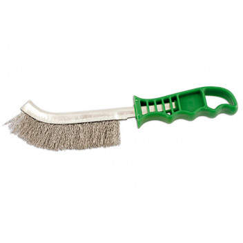 CONNECT Abracs Plastic Handle Stainless Steel Brush Pk 4