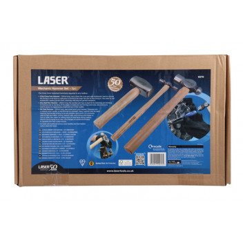 LASER Mechanic Hammer Set 3pc - 50th Anniversary