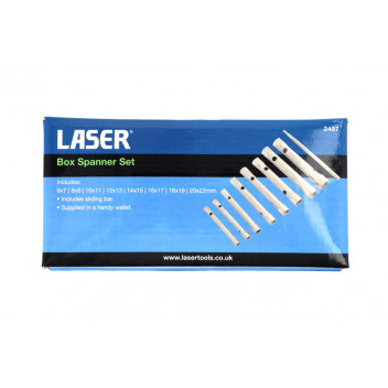 LASER Box Spanner Set 8pc