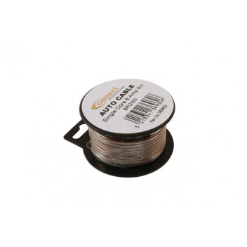 CONNECT Mini Reel Automotive Cable 8 Amp Brown 6m