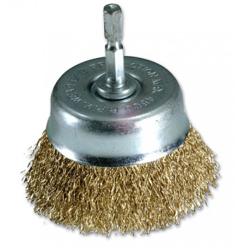 LASER Cup Brush with Quick Chuck End - 75mm
