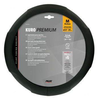 Steering Wheel Cover 'Kuro' Premium ? 37-39cm