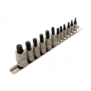 LASER Star Bit Set 1/4 3/8" & 1/2"D 12pc"