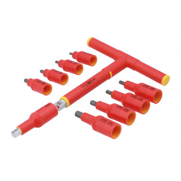 LASER Insulated Socket Hex Bit Set 10pc