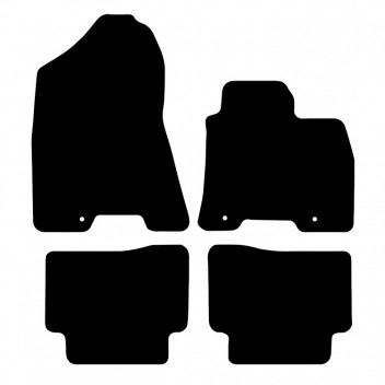 Carpet Mat Set HYUNDAI TUCSON 2015>  (4 PIECE + 4 CLI