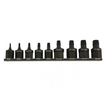 LASER Screw Extractor Set 3/8D & 1/2"D 9pc"