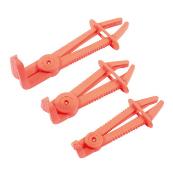 LASER Flexible Hose Clamp Set Angled Jaws