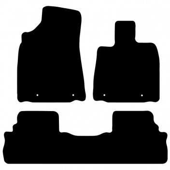 Carpet Mat Set LEXUS RX450H 2013-2016 (NEW STYLE FIXIN
