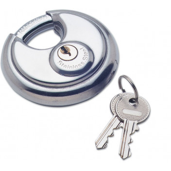 LASER Padlock - Close shackle 70mm S/Steel