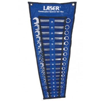 LASER BF Combination Spanner Set 18pc