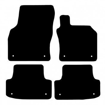 Carpet Mat Set A3 Audi 2016>  (8  CLIP VERSION)