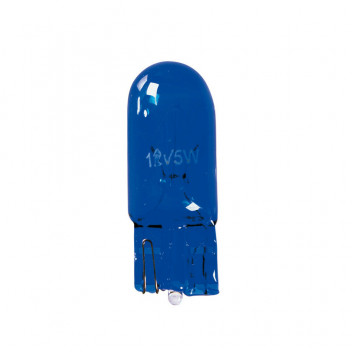 12V 5W Wedge Bulbs 501 Bulbs Blue Dyed Glass ULTRA-WHITE PAI