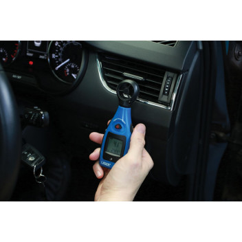 LASER Anemometer and Temperature Meter