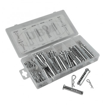CLEVIS PIN AND R-CLIP ASSORTMENT 71PCS