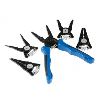 LASER Interchangeable Circlip Plier and Crimper Set 5-in1
