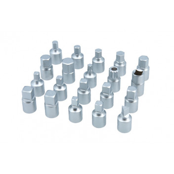LASER Sump Plug Key Set 3/8D 20pc"