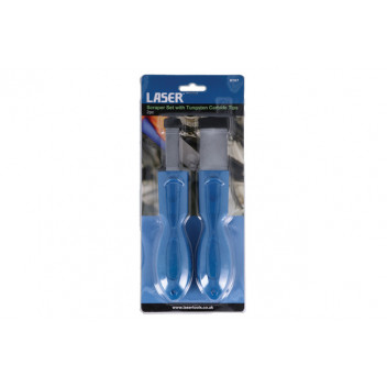 LASER Scraper Set With Tungsten Carbide Tips 2pc