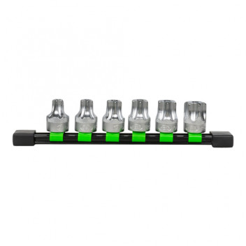 Set Of 6 1/2 Pieces - Torx Tamper-Proof Bit Sockets"