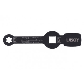 LASER Brake Caliper Wrench E20 - HGV