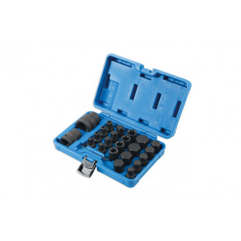 LASER Socket & Bit Set 3/4D & 1"D 24pc"