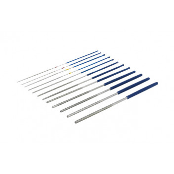 LASER Micro Round Diamond Coated File Set 12pc