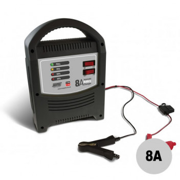 8A 6/12V LED Automatic Battery Charger