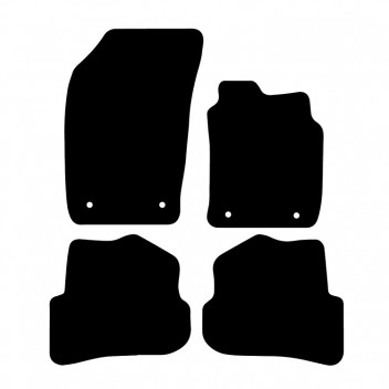 Carpet Mat Set Audi A1 2010>2018 (4 CLIPS)