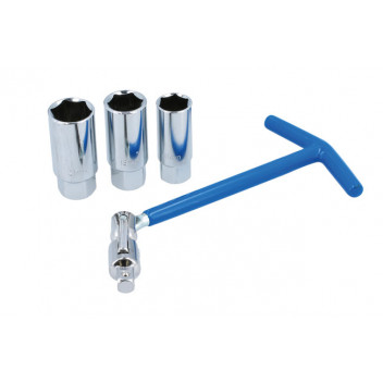 LASER T-Handle Spark Plug Socket Set 3/8D 4pc"