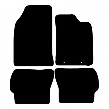 Carpet Mat Set FORD FIESTA MK6 02>08 (OEM HOLE LOCTION