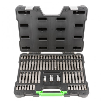 75 Pieces Mechanics Bit Set Hex, Xzn, Ribe, Torx And Torx Ta