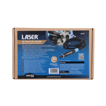 LASER Air Pencil Die Grinder with Dual Collet 3mm/6mm - 50th