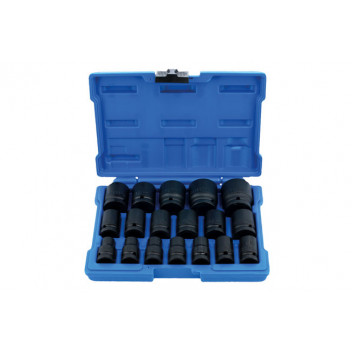LASER Impact Socket Set  1/2D 18pc"