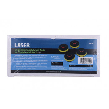 LASER Engineered Acetyl Jack Pads for Tesla Model 3 & Y - 4p