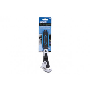 LASER Flex-Head Adjustable Wrench 14-32mm