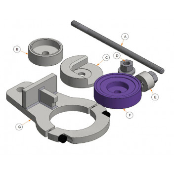 LASER Rear Axle Beam Bush Kit - Vauxhall/Opel