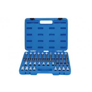 LASER Spline Socket Bit Set 1/2D 26pc"
