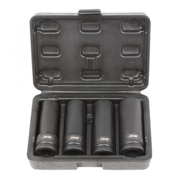 4 Piece Anti-Twisting Wheel Lug Impact Socket Set