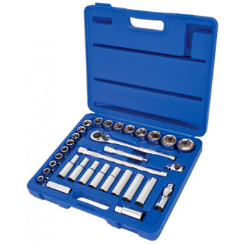 LASER BF Socket Set 1/2D 32pc"