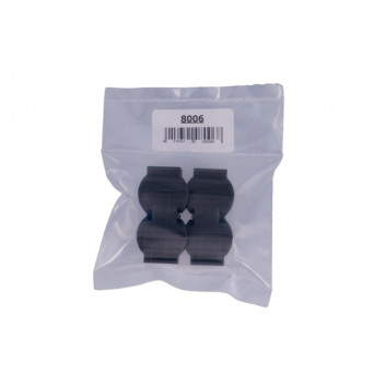 LASER Pair of Brackets for Folding Safety Barrier 8000