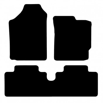 Rubber Mat Set toyota Yaris (no CLip Version) 2006>2011