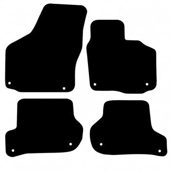 Carpet Mat Set Skoda Octavia 2004>2008 (8 Clip Version)