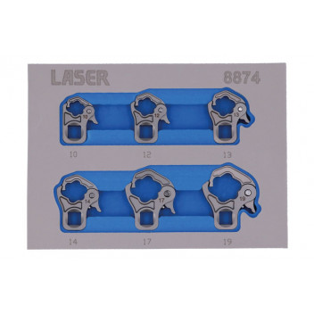 LASER Ratchet flare Nut wrench Set 3/8D"